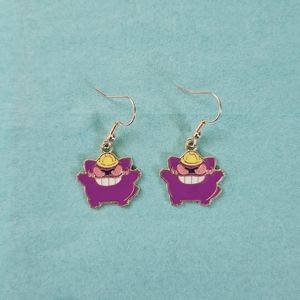 🔮3/$15 Pokemon Gengar Earrings